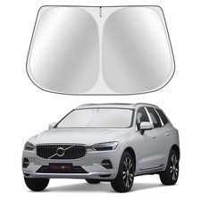 Custom Fit Windshield Sun Shade for Volvo XC60 2018-2025 - Full Coverage 210T...