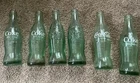 6 Vintage Coca Cola Green  6 1/2 Oz 8” Glass Bottles MS, MO, NH, PA & 2 Embossed