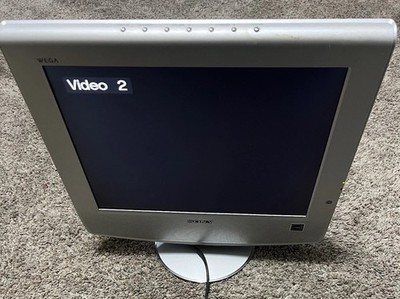 Sony LCD WEGA KLV-S15G10 15'' 480i LCD Television Works W Power Cord