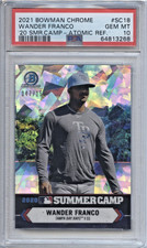 2021 Bowman Chrome Wander Franco '20 Summer Camp Atomic Refractor 47/150  PSA 10