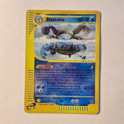 Blastoise 004/165 Expedition Base Set Reverse Holo e-Reader Pokémon TCG