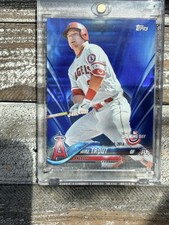 2018 Topps Opening Day #4 Mike Trout Opening Day Edition Blue Foil