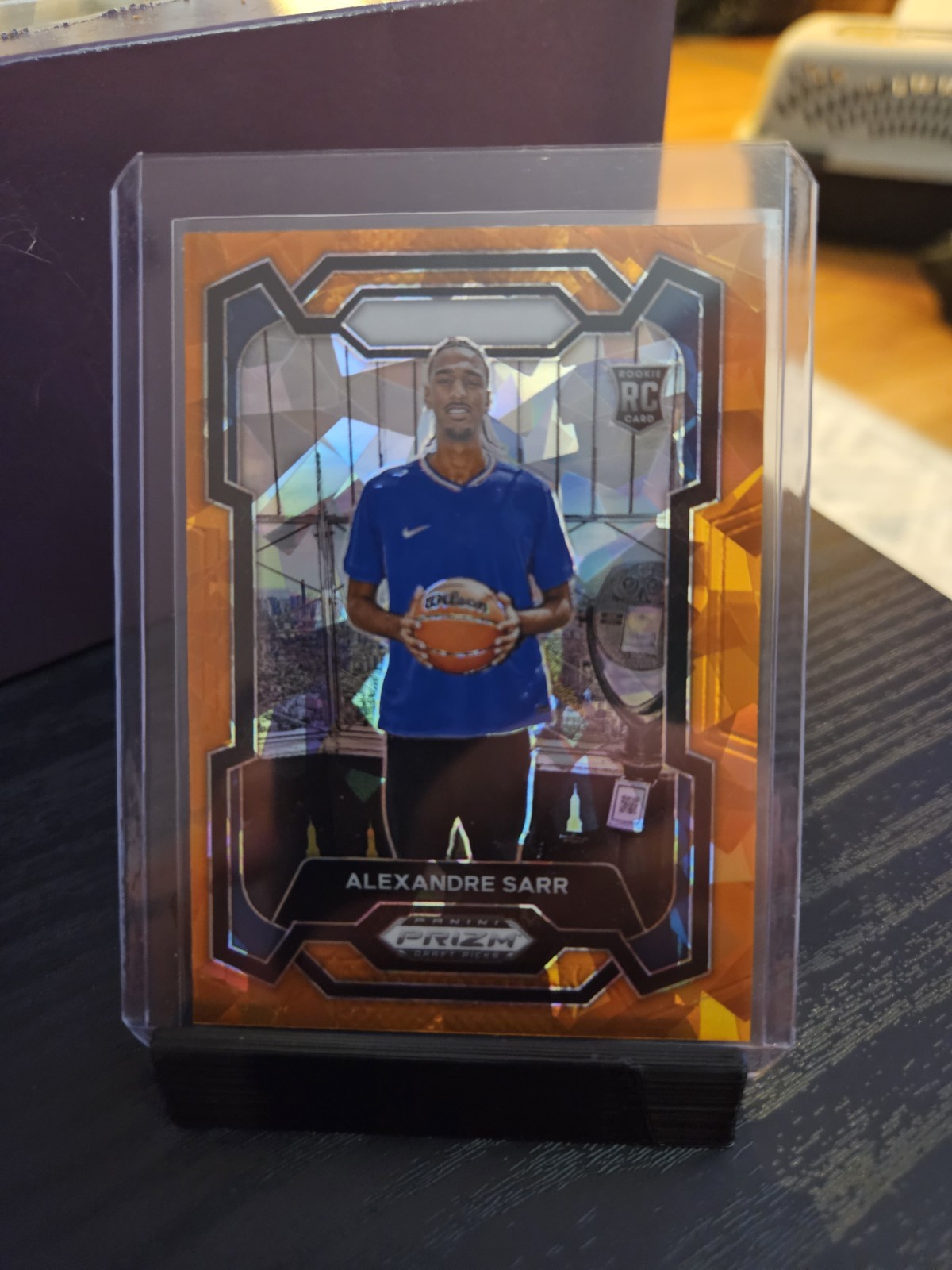 2024 Panini Prizm Draft Picks - Alexandre Sarr #52 Orange Ice Prizm (RC)