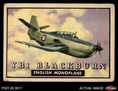 1952 Topps Wings #151 YB1 Blackburn 1 - POOR