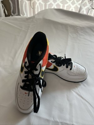 Nike Air Force 1 Low Roswell Raygun White Black Orange Flash size 6.5 Y