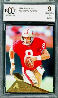 1994 Pinnacle - Steve Young #22 BCCG 9