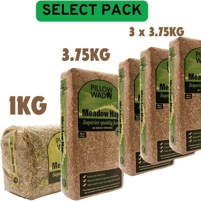 Pillow Wad Meadow Hay Quality Dried Grass Small Animal Pet Natural Bedding Feed