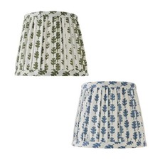 Mini Floral Pleated Lampshades Easy Fit Pendant Light Shades Bedroom Living Room