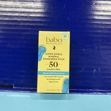 Babo Botanicals Super Shield Mineral Sunscreen Stick SPF 50 - 0.6 Oz