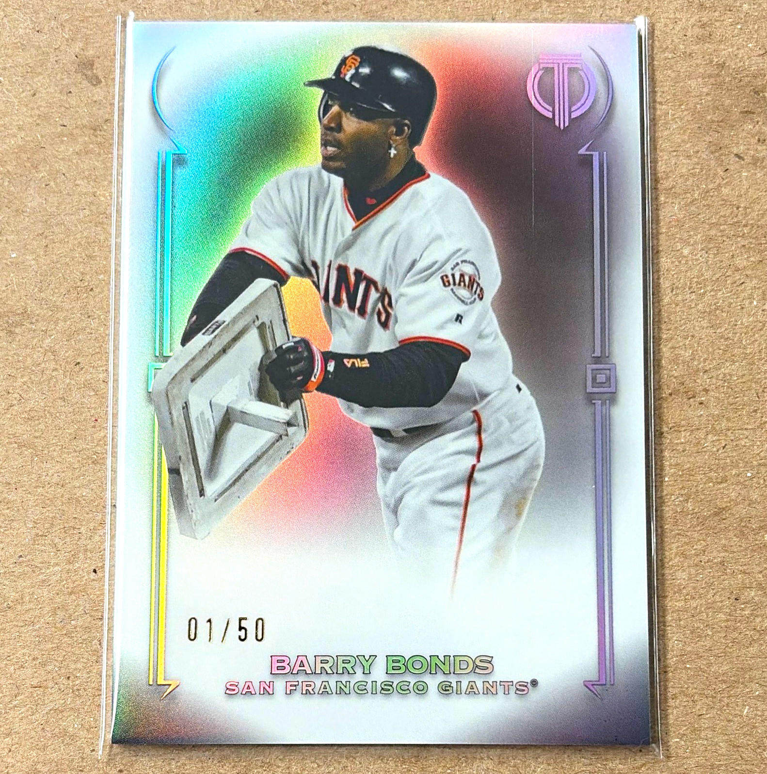 Topps Tribute 2026 Barry Bonds Giants #TCA-BB9 01/50 Parallel FIRST ON PRINT