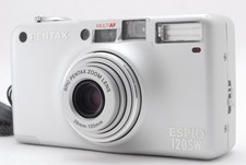   NEAR MINT  Tested  Pentax Espio 120 SW Silver 35mm Compact Film Camera JAPAN