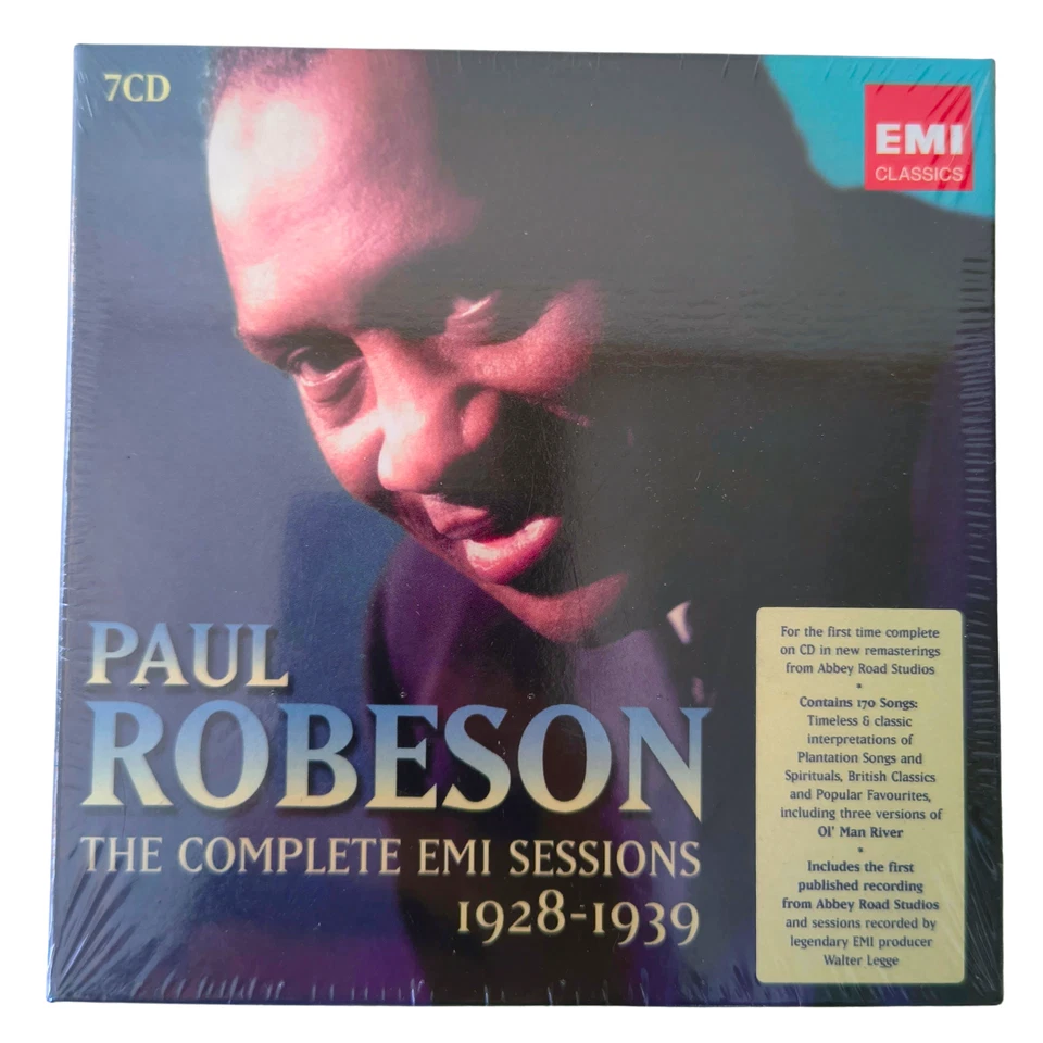 Paul Robeson : The Complete Emi Sessions 1928 - 1939 CD 7 discs - New & Sealed - Imagem 2 de 4