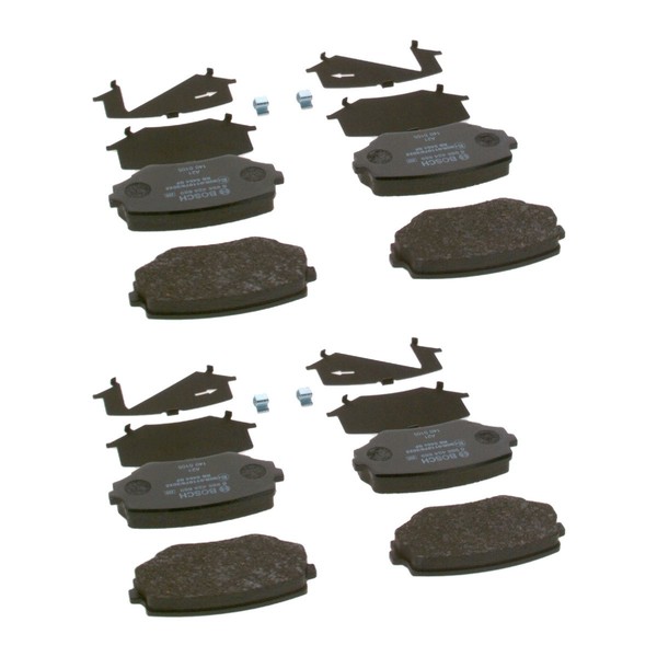2 BremsbelagsäTze Scheibenbremsen 17,8 Mm Bosch FüR Peugeot 406-image