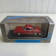 Red Minichamps 1:43 VW Volkswagen Karmann Ghia Coupe/Paul’s Model Art Diecast