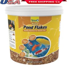 Nutritious Pond Flakes Small Goldfish Koi Daily Feeding Clean Water Quality New