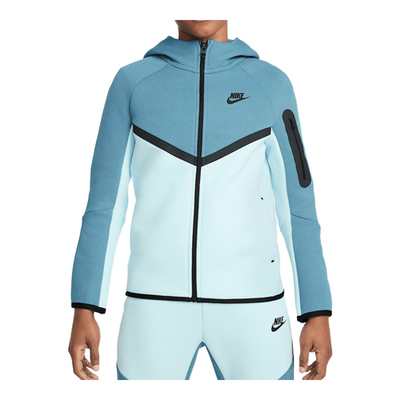 Nike Sportswear Tech Fleece Big Kids' Full-Zip Hoodie (Glacier Bl