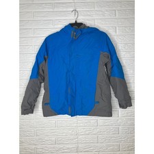 Lands' End 3-in-1 squall winter coat waterproof kids size M 10/12 