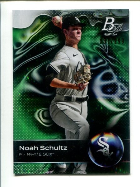 2023 Bowman Platinum - Top Prospects - Green #TOP-46 - Noah Schultz /99 ⚾