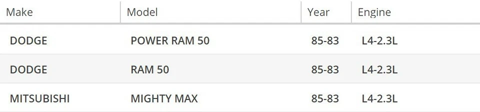 Nueva bomba de agua OAW para camioneta Dodge Mitsubishi RAM 50 2,3 L diésel turbo 83 - 85 Foto 4 de 4