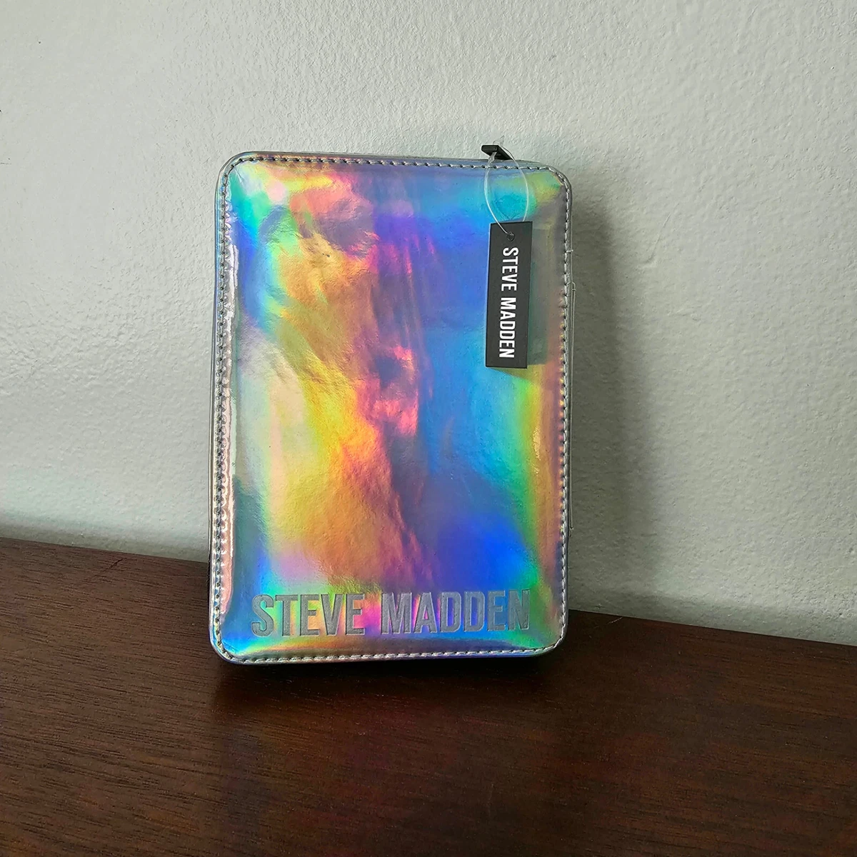 Steve Madden Holographic Rectangle Shaped Jewelry Organizer Travel