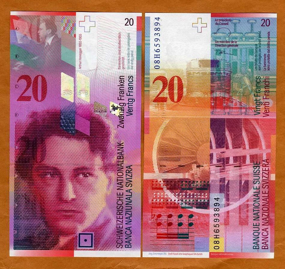 未曾流通未分级瑞士纸币| eBay