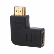 90 Degree Right Angle Male to Female Adapter Cable Connector HDMI HDTV