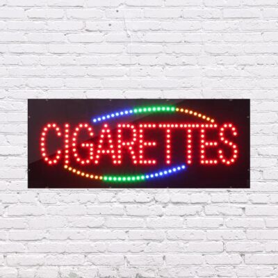 cigarettes sign LED Cigarettes Sign | Light Up Sign | 11