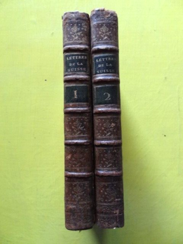 Lettres de M. Willian Coxe Suisse Belin 1782 2 volumes Ramond de Carbonnières - Zdjęcie 1 z 9