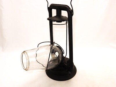 No. 0 Paull's Oil Lamp, Railroad Lantern, Swing Handle, Parts or