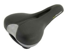 10" LONG GENUINE M.T.B SADDLE VELO IN BLACK/SILVER FOR FIXIE OR MOUNTAIN BIKES