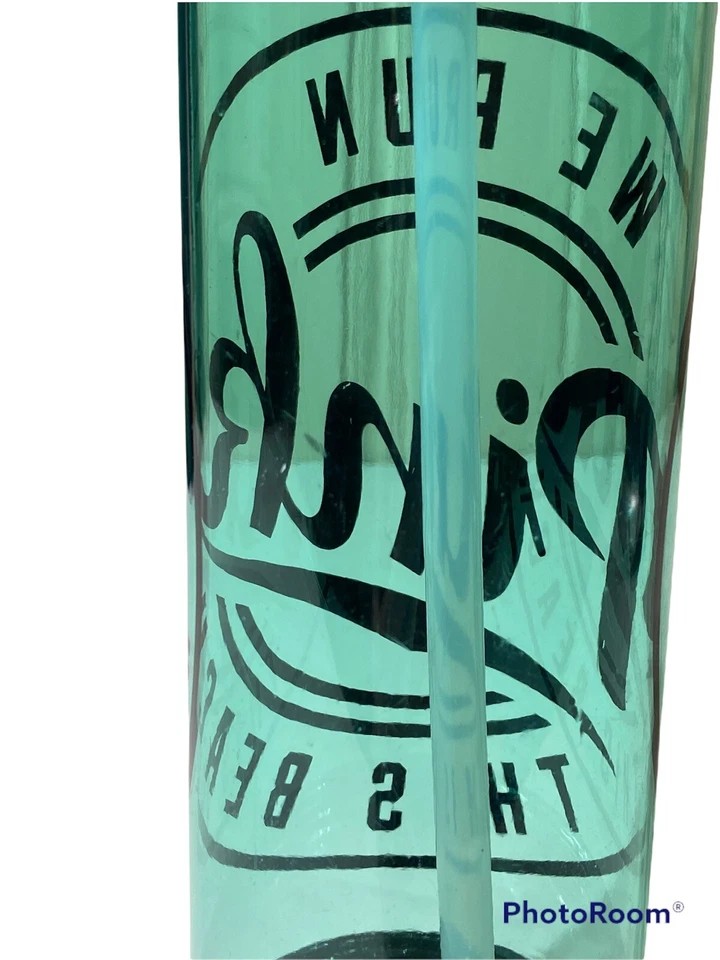 Victoria's Secret Botella de Agua Verde "ROSA" 24OZ Pajita Foto 4 de 4