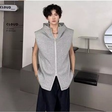 Korean style fashion zipper short-sleeved T-shirt men tops youth