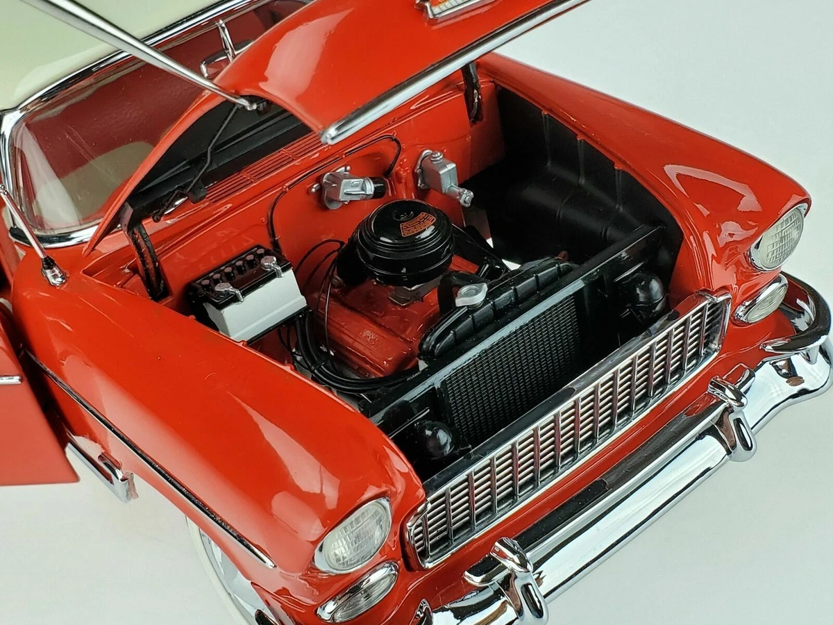 Chevrolet 1:18 1955 Vehicle Year Vintage Manufacture Diecast Cars