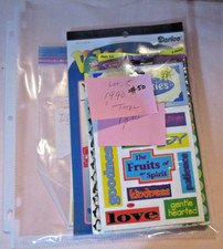 LOT 5 Trend Darice Mixed "STICKERS" 1,990 Teachers, Crafts, Scrapbook-KIDS- 50