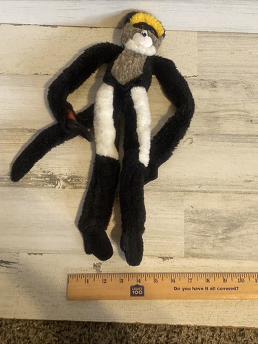Aurora Monkey Plush 16" Long Hanging Arms Hook And Loop Hands Stuffed Toy - Picture 11 of 12