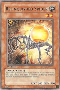 Relinquished Spider - SOVR-EN017 - Common - 1st Edition x3 - Near Mint