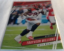 2020 Prestige Football Trayveon Williams Cincinnati Bengals Xtra Points Green 17