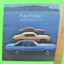 1971 Pontiac Performance Muscle Car Huge 28-pg Brochure - Gto Trans Am The Judge 1971 Pontiac Performance Muscle Car Huge 28-pg Brochure - Gto Trans Am The Judge