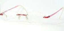 EBM Mod. 2338 /15 PINK /RED EYEGLASSES GLASSES RIMLESS 52-18-155mm Germany