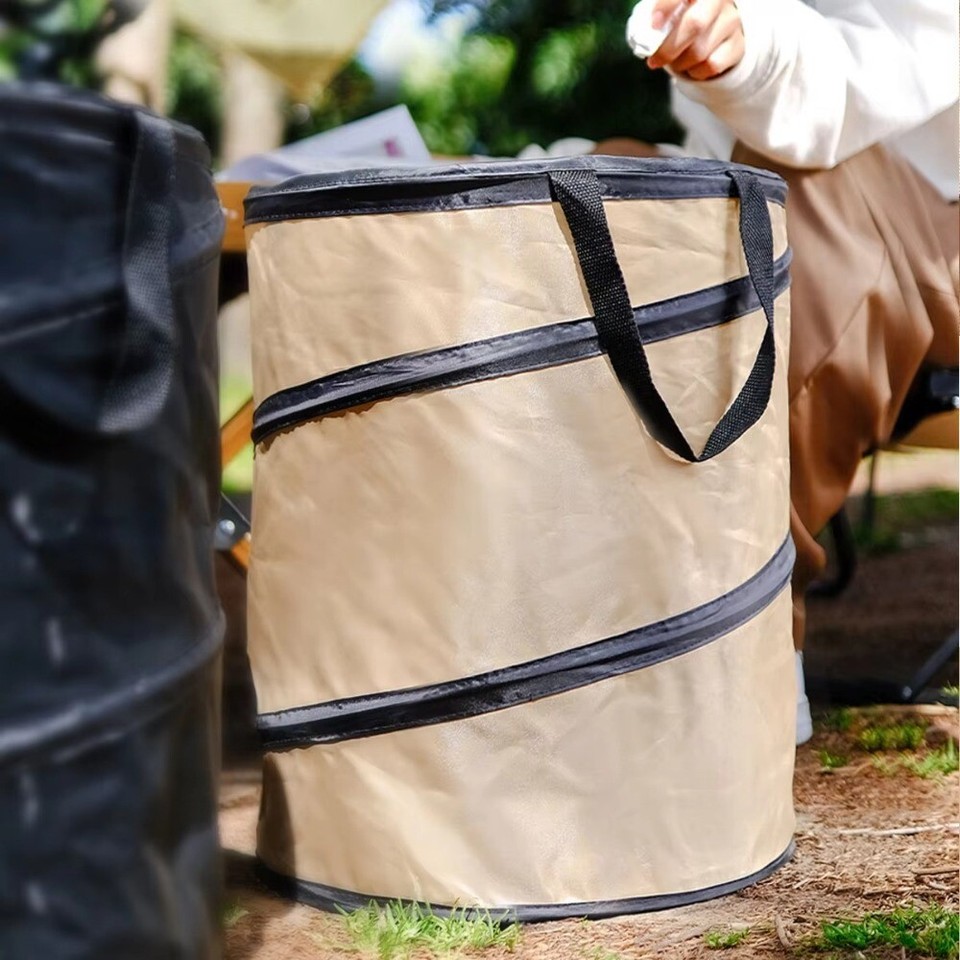 Large Capacity Camping Trash Can Portable Garden Garbge Bags Garden