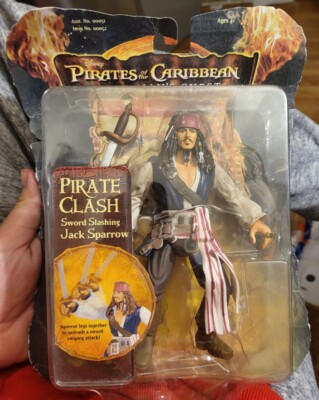 Pirates of the Caribbean:Dead Man's Chest Captain Jack Sparrow 7 inch Figure NIP
