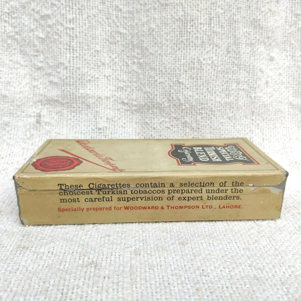 1920sVintage Woodward Thompson W J Special Turkish Blend Cigarette Tin Box CG346 - Image 2 of 4