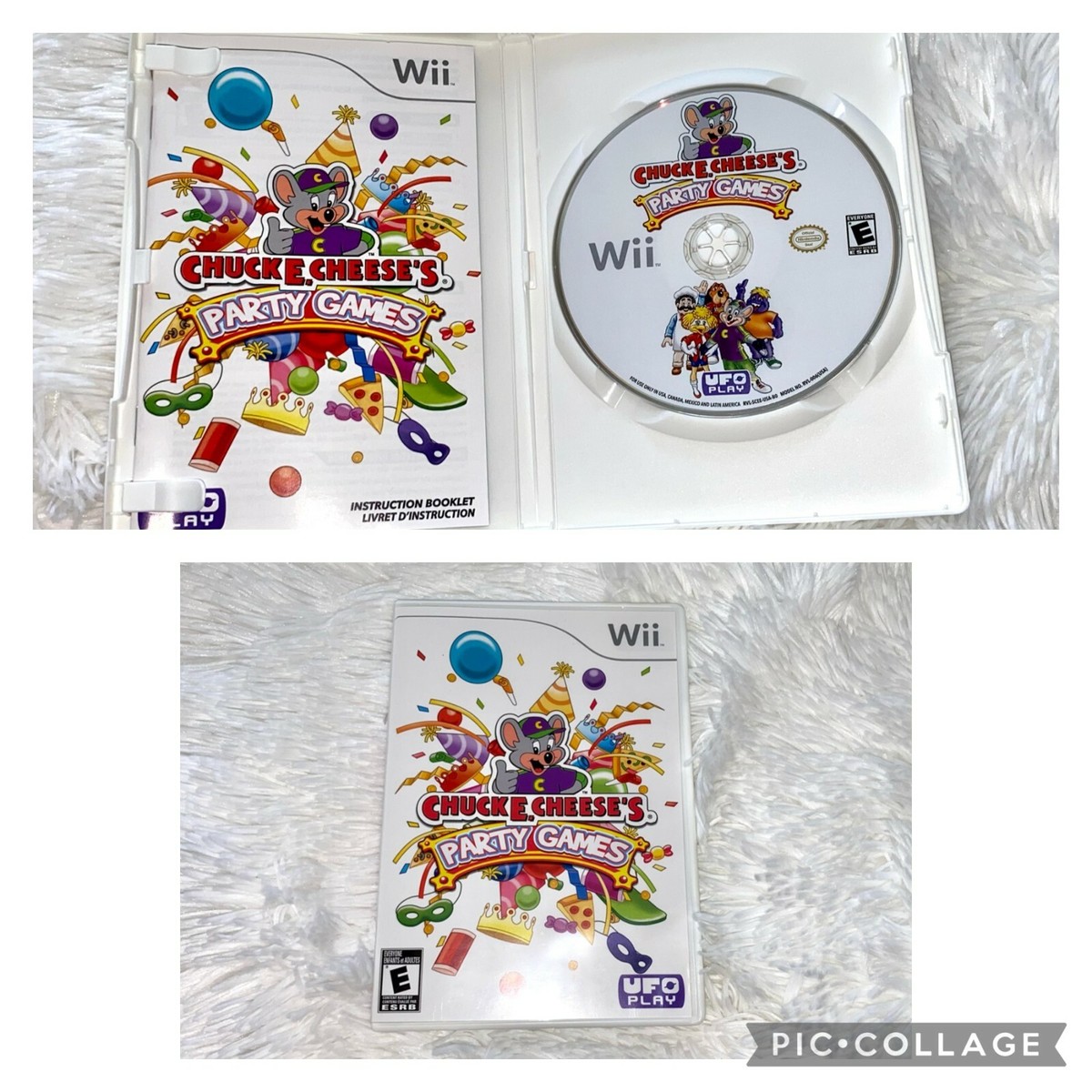 Nintendo Wii Games in Case with Instruction Booklet Tested EUC