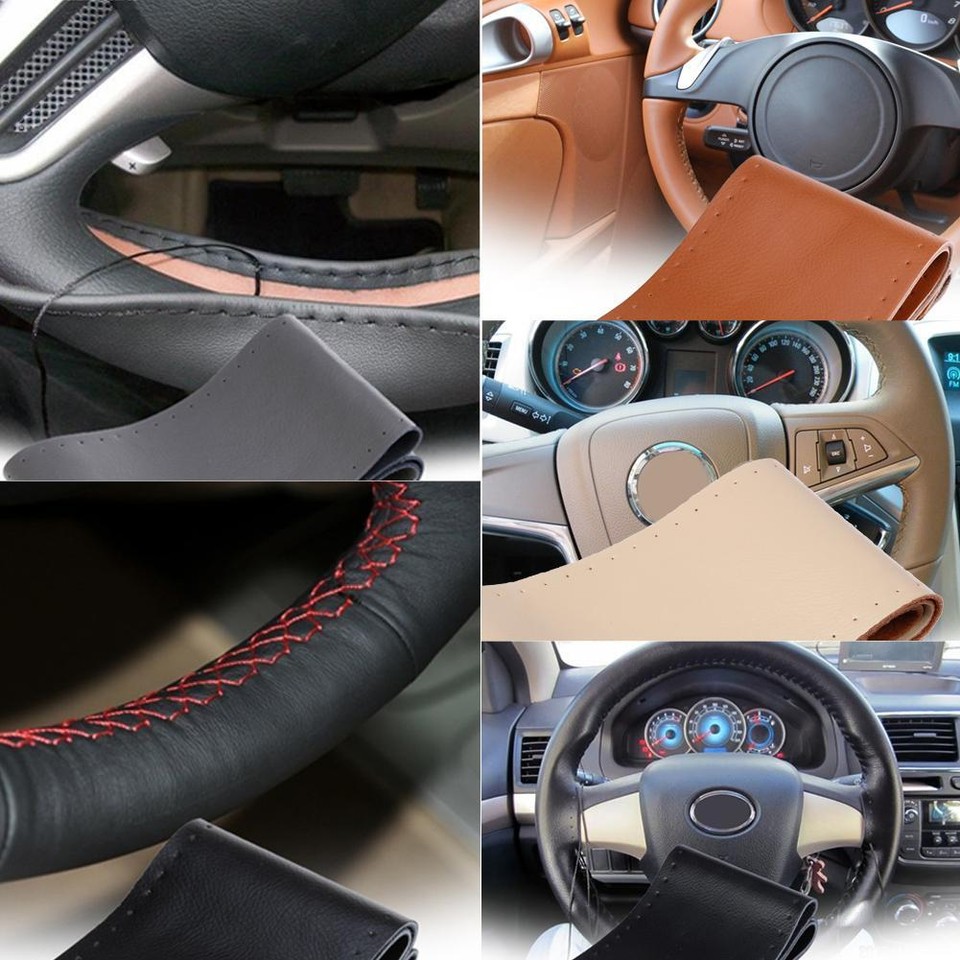  Car Steering Wheel Cover Practical Steering Wheel Braid Cover DIY