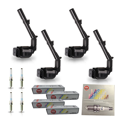 Ignition Coil 4PCS. 14-19 for Mercedes Benz C300 CLA250 E300 GLA250 GLC300 2.0L