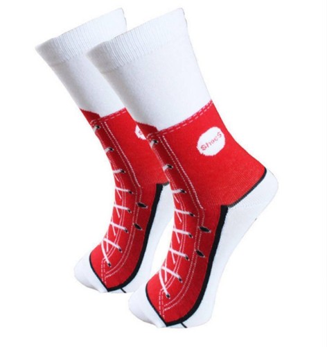 sneaker print socks