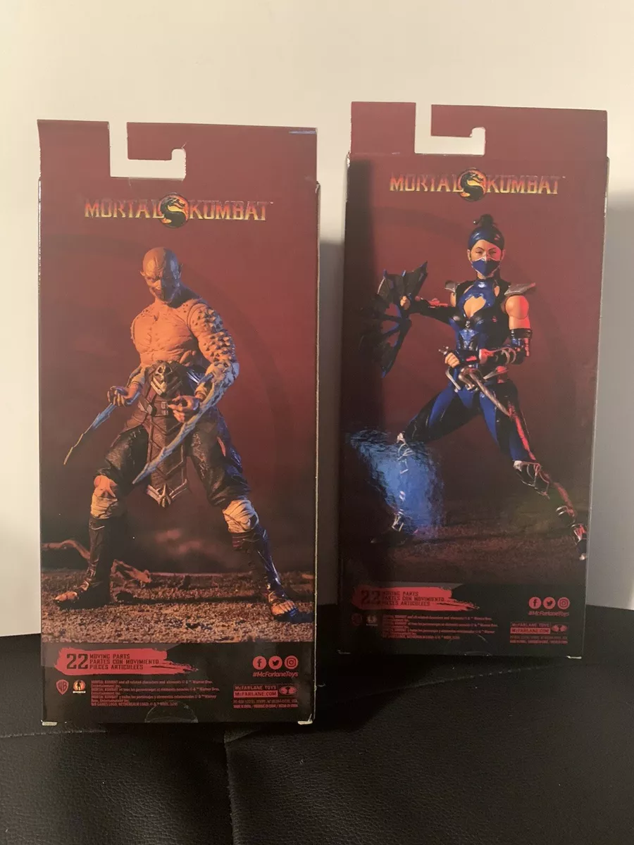 COMBO Kitana + Baraka Mortal Kombat - McFarlane - Sonho Geek