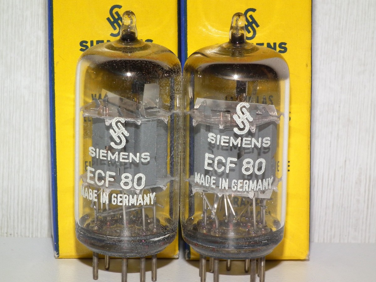 ECF80 Telefunken 6BL8 Platinum matched pair NOS NIB Siemens | eBay