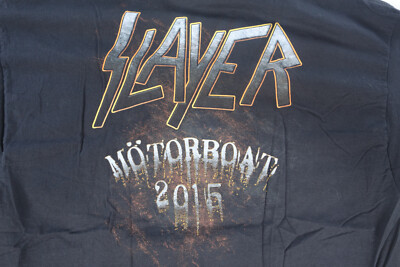SLAYER Motorboat Tour 2015 t shirt XL pirateship thrash concert