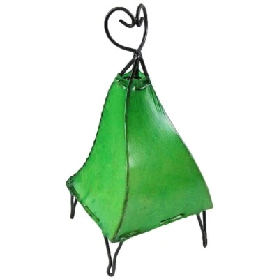 Orientalische Marokkanische Stehlampe Leder Lampe Hennalampe Lederleuchte Mellah - Bild 1 von 4